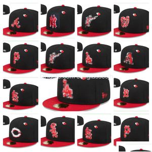 Casquettes de balle Designer Ajusté Chapeaux Snapbacks Chapeau Tous les logos de l'équipe Réglable Baskball Unisexe Sports de plein air Broderie Coton Plat Fermé B Dhvrc