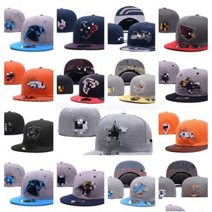 Ball Caps Ontwerper Hoeden Getailleerde Hoed Snapbacks All Team Logo Basketbal Verstelbare Letter Sport Outdoor Borduurwerk Fl Gesloten Mutsen Dhkjh