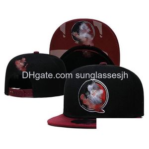 Casquettes de baseball Chapeaux de créateurs Hommes Snapback College Baseball Snapbacks Toutes les équipes Logo Broderie Coton Basketball Football Hip Hop Extérieur Dhhvl