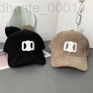 Ball Caps Designer Ladies Luxe Corduroy Baseball Cap Classic Brand Casquette Sporty verstelbare hoedband buiten Sunhats brede rand hoeden PWPP