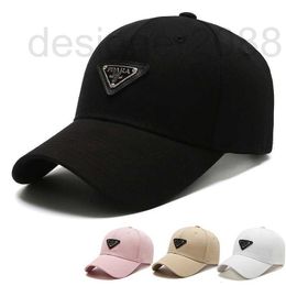 Gorras de béisbol diseñador P familia triángulo invertido gorra de béisbol hombres y wo moda br primavera otoño lengua de pato gorra algodón sombrilla sombrero PELU