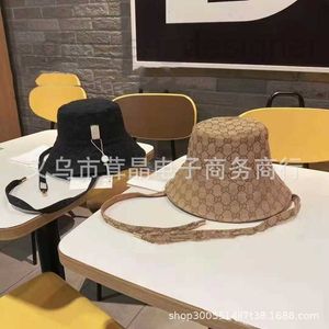 Ball Caps Designer Same Style G Family Riem dubbelzijdige vissershoed, klassieke Vintage Letter voor dames Letter Casual Outdoor Sunshade Basin Hat V283