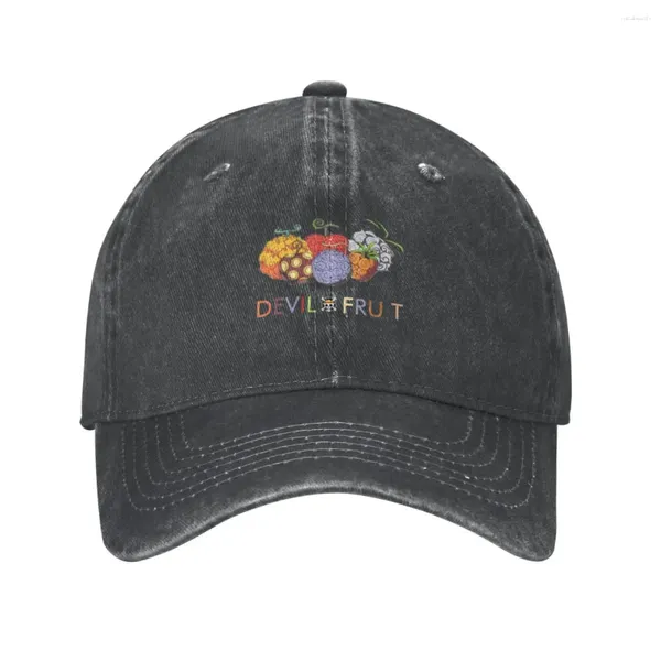 Gorras de bola Fruta del diablo Sombrero de vaquero Hip Hop Montañismo Visera térmica Mujer Sombreros Hombres