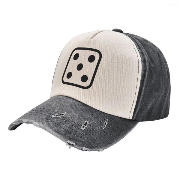 Tapas de pelota Dice Número Cinco Capilla de béisbol de disfraces Visor térmico Lindo Western Women Women Fashion Men's