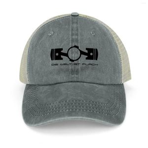 Ball Caps Die Welt Ist Flach - The World is Flat Cowboy Hat Beach Outing Trucker Hats Thermal Visor Fashion for Women Men's