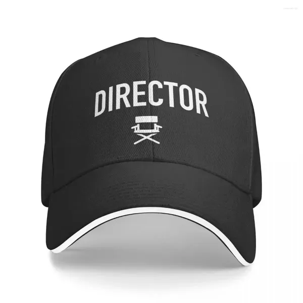 Director de gorros de pelota - Camisa de silla de equipo de filmación para cine amantes del cine / buffs gorra de béisbol sombrero salvaje cumpleaños damas para hombres