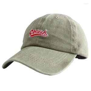 Ball Caps Doit 2023 gewassen katoenen honkbal cap hoeden voor vrouwen mannen klassieke papa mama hoed geborduurd chuuh outdoor paar snapback