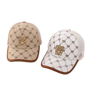 Gorras de bola Doitbest Mesh Summer Kids Boy Girl Cap Sombreros de béisbol Oso clásico Primavera Niño Sombrero para el sol Gorras con pico Snapback para 2 a 7 años J230421