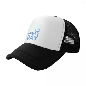 Casquettes de baseball Ne passez pas une bonne journée, superbe casquette de Baseball, chapeau rigide de plage mignon, à pression, pour hommes et femmes