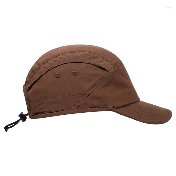 Gorras de bola Cordón Color sólido Gorra de béisbol para mujeres Ventilación Protección solar Hombres Sombra al aire libre Primavera Otoño Secado rápido