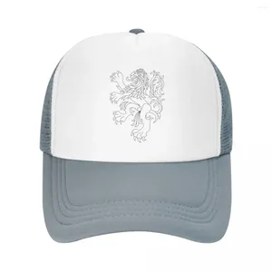 Casquettes de Baseball Lion néerlandais (Transparent avec contour noir), chapeau de sortie de plage, chapeaux élégants pour femmes et hommes