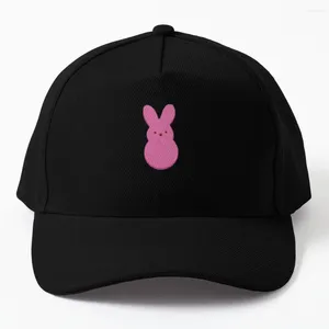 Gorras de bola Pascua Peep Marshmellow Treat Candy Pink Linda Camisa Pegatina Sombrero Gorra de béisbol Marca Hombre Mujer 2024 Hombres