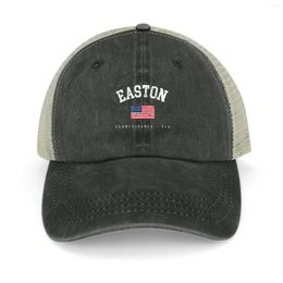 Ball Caps Easton Pa Retro American Flag USA City Name Cowboy Hat Rugby Sun for Children Man Women's