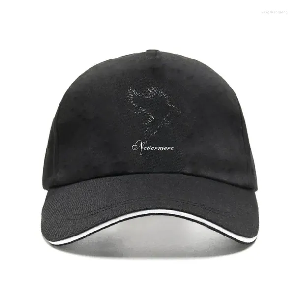 Gorras de bola Edgar Allan Poe Nevermore Bill Hat El Cuervo Macabro Libro Gótico Sombreros Góticos Modelos Básicos Béisbol