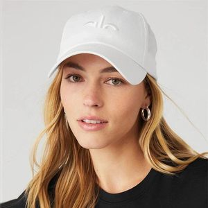 Casquettes de balle Logo brodé chapeau de Yoga casquette de Baseball hommes et femmes en plein air Protection solaire visière décontracté plage tendance sport