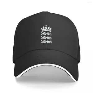 Gorras de béisbol Logotipo del equipo de críquet de Inglaterra Gorra de béisbol Bolsa de playa Sombrero negro para hombres Mujeres