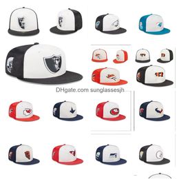 Ball Caps EST Designer Snapbacks Chapeaux réglables Baseball Flat Letter Hat ajusté All Logo Logo Brodery Football Mesh Fermed Outdoo Dhcvv