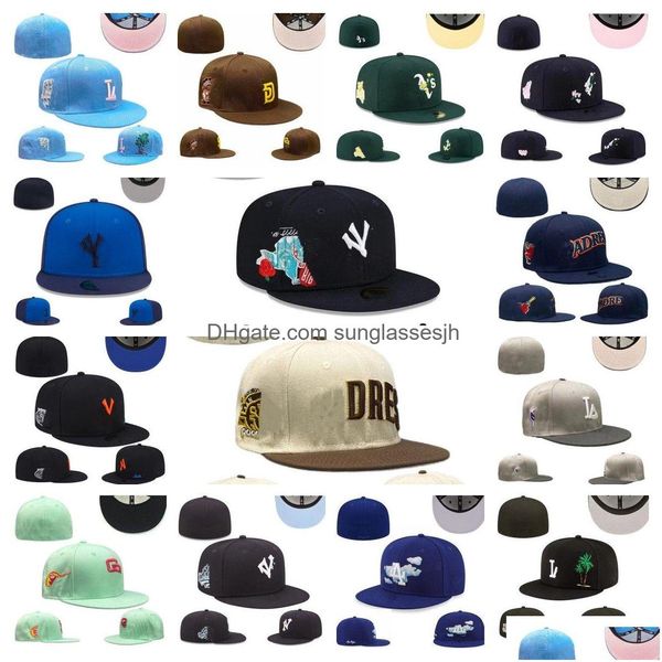 Ball Caps EST HATS HATS TALES BASEAUBLES CHAPEUR CHAPEUR ALLES Équipes Logo Logo Coton Empte de broderie Cap Snacks Street Athletic Street Outdoor Spo Dhzkn