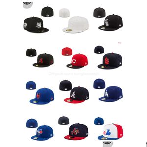 Gorras de bola EST Sombreros ajustados Snapbacks Sombrero Ajustable Baskball Todo el equipo Logo Hombre Mujer Deportes al aire libre Bordado Algodón Plano Cerrado Be Dhatj