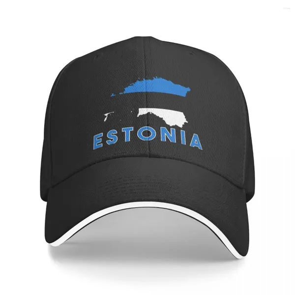 Ball Caps Estonia Bandera de país Diseño de regalo Gat de la gorra de béisbol Sombreros de verano para mujeres 2023 Hombres