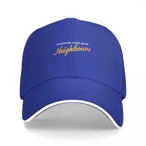 Kogelcaps iedereen heeft goede buren nodig logo klassiek t-shirt honkbal pet kerstmutsen hoed heren dames voor heren