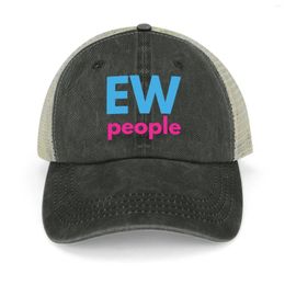 Ball Caps ew People Blue Blue Cowboy Hat Brand Man Christmas Women's Hats Men's