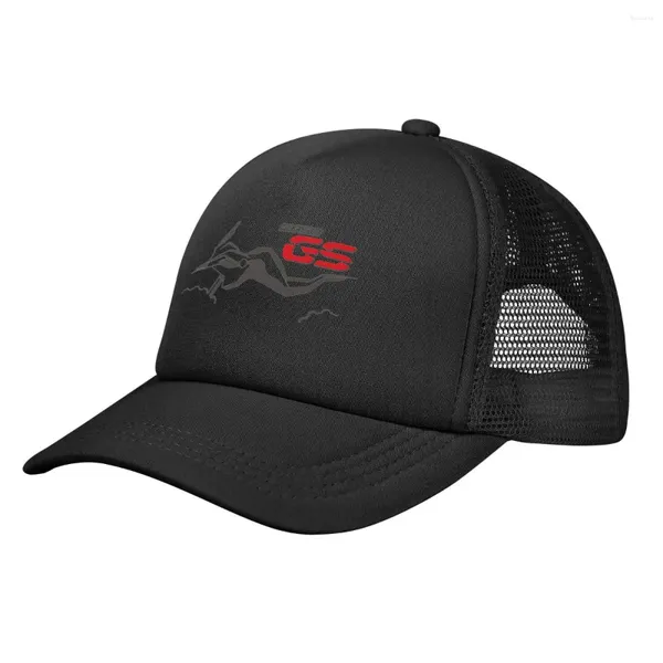 Gorras de bola F850 GS 40 años Gorra de béisbol de malla para adultos Camionero al aire libre Trabajador Sombreros de motocicleta Snapback ajustable Sombrero de papá Verano