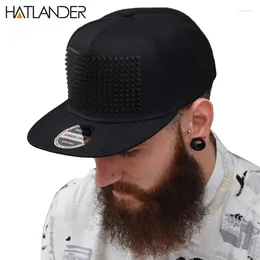 Ball Caps Fancy 3D Snapback Cap Verhoogd Soft Silicon Vierkante Piramide Platte Baseball Hip Hop Hoed voor jongens en meisjes