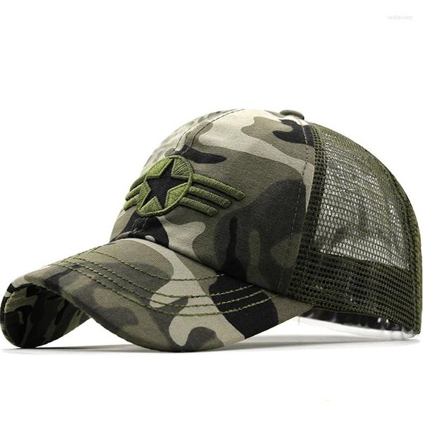 Bola de bolas Fashion ajustable unisex ejército camuflaje camuflaje de camufla