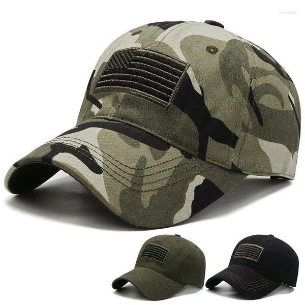 Gorras de bola Moda América EE. UU. Bandera Gorra de béisbol para hombres Mujeres Snapback Hat Ejército American Trucker Sombreros de alta calidad para hombre