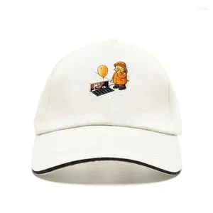 Ball Caps Fashion Bill Hat Katoen IT Movie Heren S Stephen King Gedrukt Hoge Kwaliteit Clown Baseball Cap Heren Witte Snapba