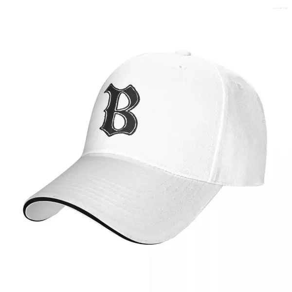 Gorras de bola Moda Negro B Béisbol de alta calidad Al aire libre Hombres Mujeres Sombrero de protección solar Impresión Femenina Snapback Cap Unisex Sombreros de sol