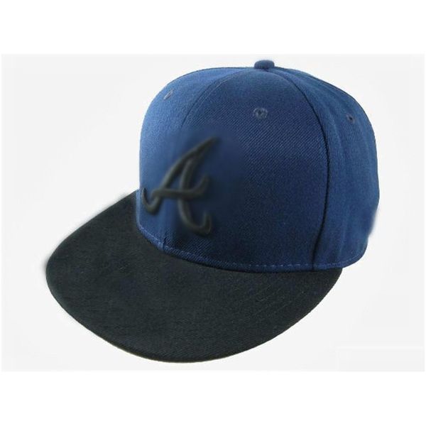 Ball Caps Fashion Braves Braves une lettre Baseball Men Women Tamiker Sport Bone Aba Reta Gorras Fitted Hats H8-6.6 Drop livraison Accesso Dhehv