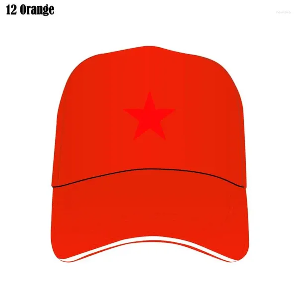 Ball Gaps Fashion Brand Red Star Custom Hat Mens Novetly Funny Mesh Bill Hats 3D impresión Golfness al aire libre Capilla de béisbol H