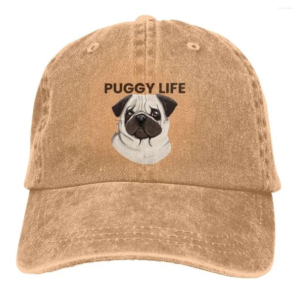 Casquettes de baseball Mode Casual Unisexe Casquette d'été Pare-soleil Puggy Life Hip Hop Cowboy Chapeau Chapeaux à pointe pour cadeau de voyage