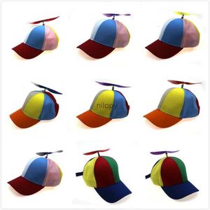 Ball Caps mode coloré en bambou libellule patchwork Cap de baseball pour adulte hélicoptère hélicoptère drôle coton parent-enfant snapback