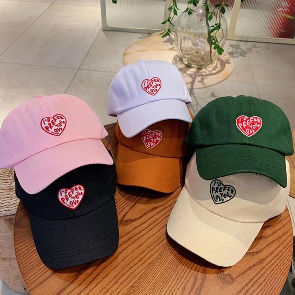 Ball Caps Fashion Cotton Letter Broidered Unisexe Hat Baseball Cap Hip Hop Couple