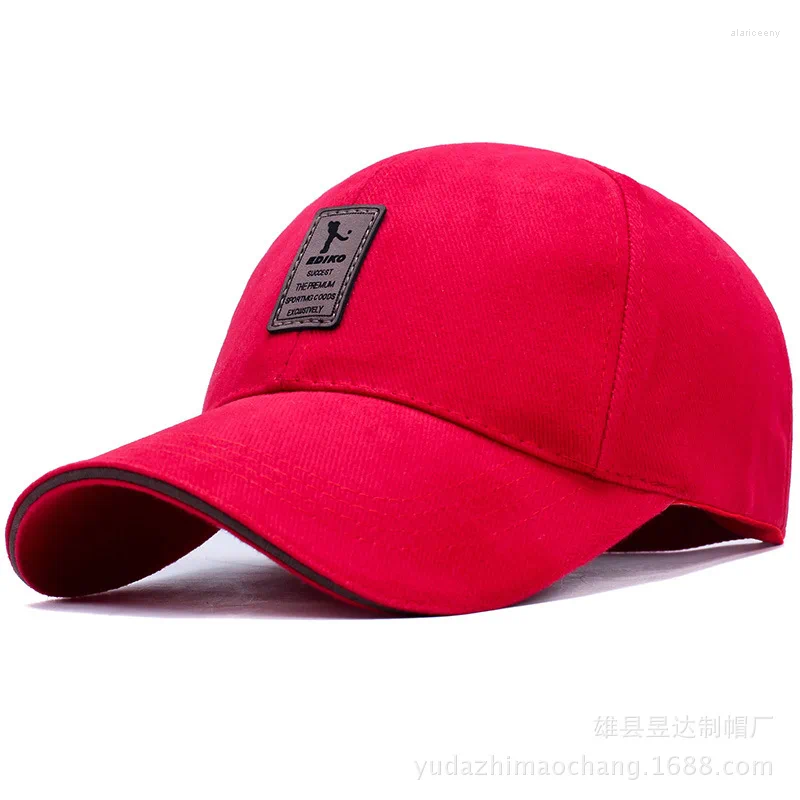 Ball Caps Fashion Cotton Men's Male Baseball Letter Label Snapback Hats Outdoor Fishing Sun Dad Hat