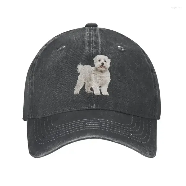 Gorras de bola Moda Algodón West Highland White Terrier Gorra de béisbol Hombres Mujeres Ajustable Westie Perro Papá Sombrero Rendimiento