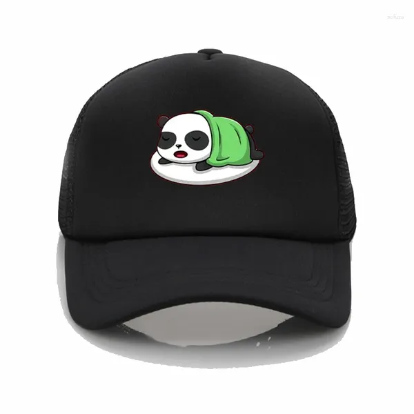 Casquettes de baseball Mode Mignon Chapeaux Été Sommeil Panda Casquette de baseball Hommes Femmes Réglable Snapback Parasol Papa Chapeau