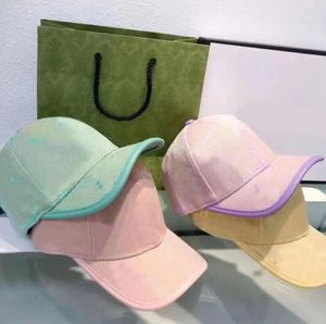 Ball Caps Fashion Designer Hat Letter Bucket Hat Casquette Outdoor Baseball Cap Gorras Colorful Chapeau Mens Cappelli Fit Hats For Man Gorras Candy Color Summer Snap
