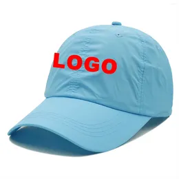 Ball Caps Mode Geborduurde Letters Print Logo Sneldrogend Ademende Baseball Cap Unisex Outdoor Zonbescherming Voeg Snapback Dad Hat toe