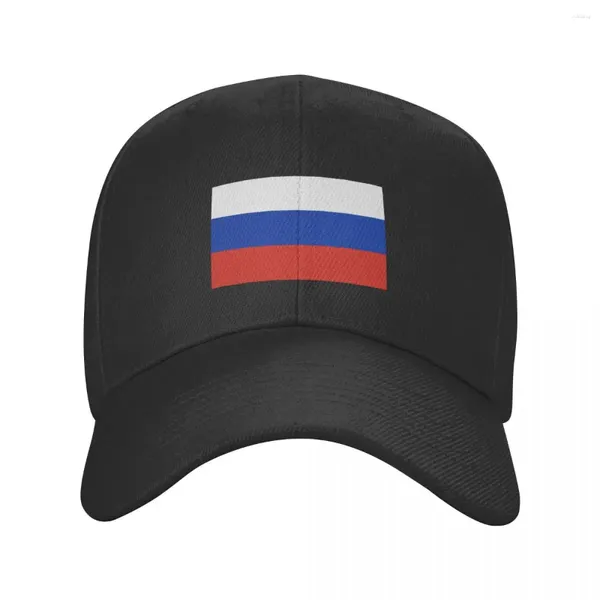 Gorras de bola Bandera de moda de Rusia Gorra de béisbol para hombres Mujeres Sombrero de camionero ajustable Protección solar