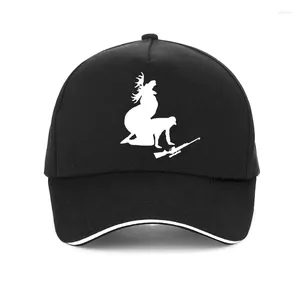 Ball Caps Fashion Funny Moose Hunting Hunter Cap Mannen Vrouwen Outdoor Baseball Hunt Motion Verstelbare Snapback Hoed