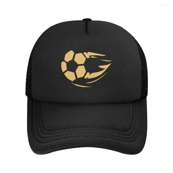 Ball Caps Fashion Gold Soccer Sport Trucker Sport Trucker pour hommes Femmes Custom Adjustable Unisexe Baseball Cap en plein air