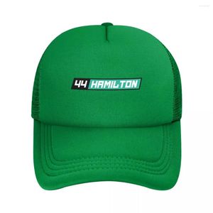 Ball Caps Fashion Ham Hamiltons 44 Trucker Hat For Men Women Custom verstelbare unisex Sport Car Driver Racing Baseball Cap Hip Hop