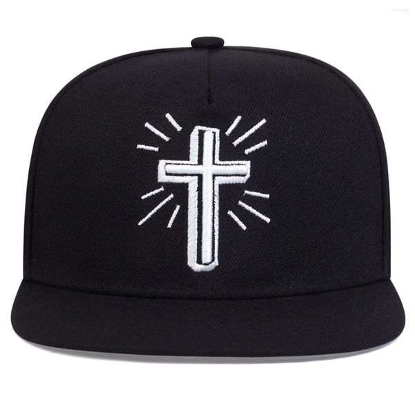 Ball Caps mode Hip Hop Baseball Cap Jesus Cross Brodery Trucker Cotton Snapback Hat Sunoor Sun Hats Sports Leisure