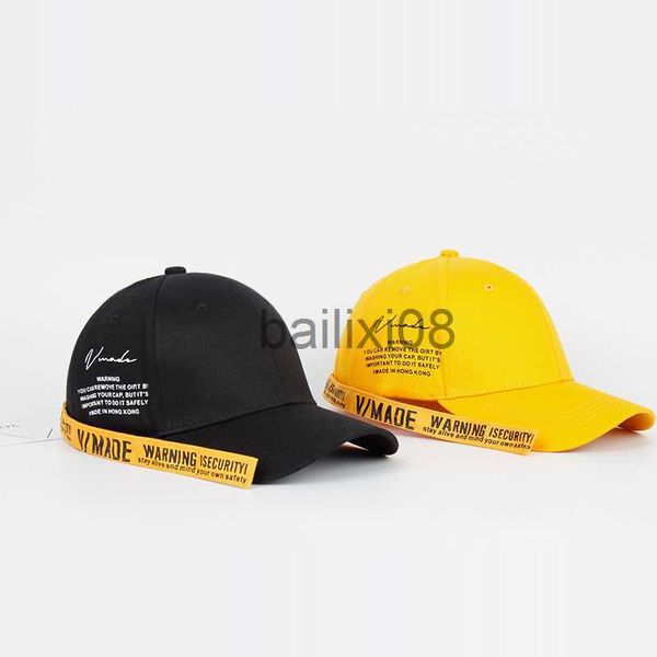 Casquettes de baseball Mode Hip Hop Longue Ceinture Casquettes De Baseball Lettre D'été Imprimé Snapbk Cap pour Hommes Femmes Unisexe En Plein Air Coton Papa Soleil Chapeaux J230807