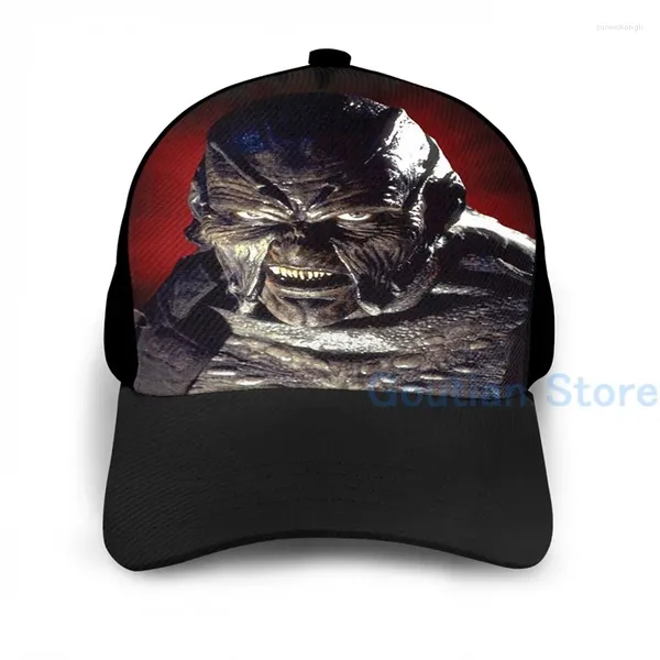 Gorras de bola Moda Jeepers Creepers Gorra de baloncesto Hombres Mujeres Impresión gráfica Negro Unisex Sombrero para adultos