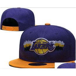 Casquettes de baseball Mode Hommes Designer Lakers Chapeau Femmes 22-23 Champions Casquette de baseball 2023 Finales Uni Sun Bone Broderie Gros Snapback Dhhxb